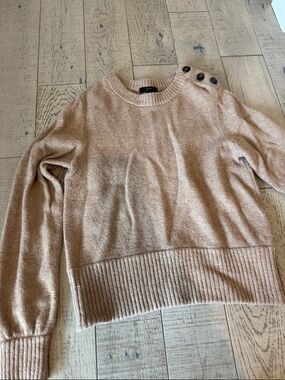 Jcrew  Button-Shoulder Women's Sweater in Light Beige